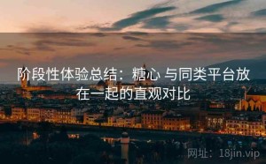 阶段性体验总结：糖心 与同类平台放在一起的直观对比
