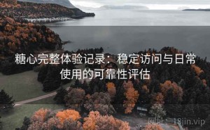 糖心完整体验记录：稳定访问与日常使用的可靠性评估