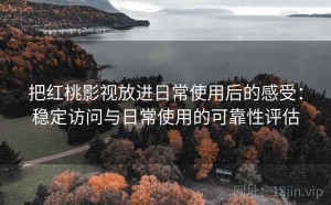 把红桃影视放进日常使用后的感受：稳定访问与日常使用的可靠性评估