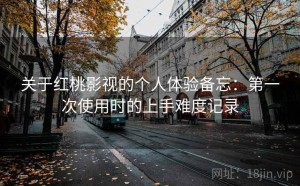 关于红桃影视的个人体验备忘：第一次使用时的上手难度记录
