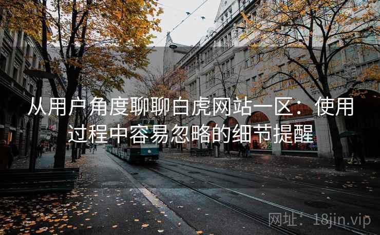 从用户角度聊聊白虎网站一区：使用过程中容易忽略的细节提醒