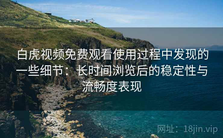 白虎视频免费观看使用过程中发现的一些细节：长时间浏览后的稳定性与流畅度表现