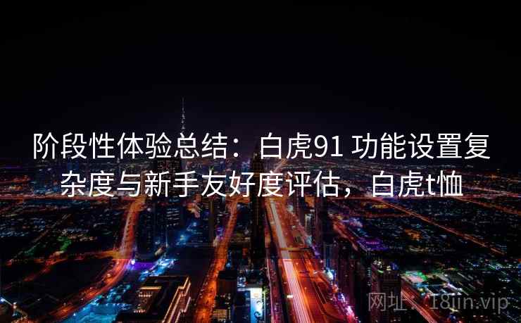 阶段性体验总结：白虎91 功能设置复杂度与新手友好度评估，白虎t恤