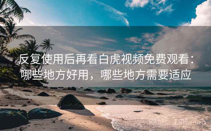 反复使用后再看白虎视频免费观看：哪些地方好用，哪些地方需要适应